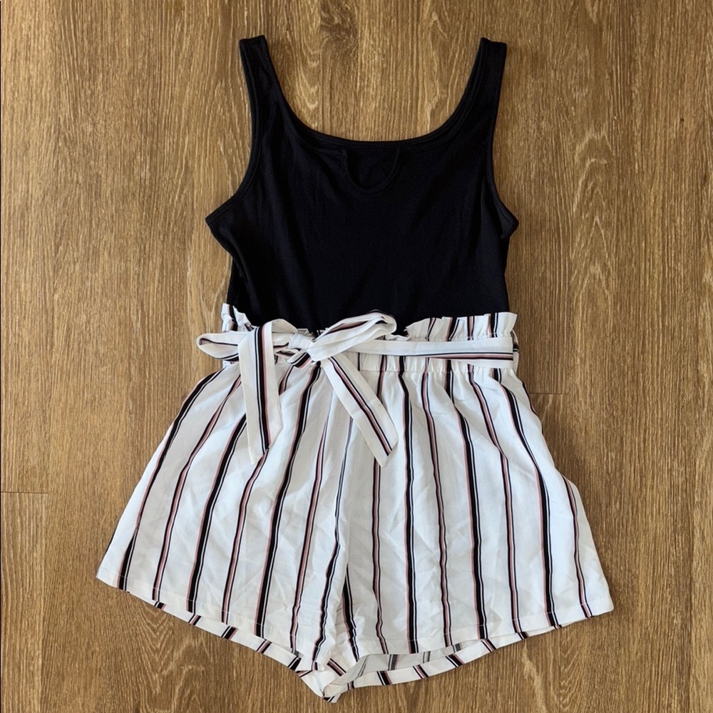 Women’s striped romper
